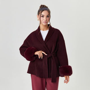 Vienna™ Fur-Cuff Coat