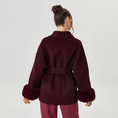 Vienna™ Fur-Cuff Coat