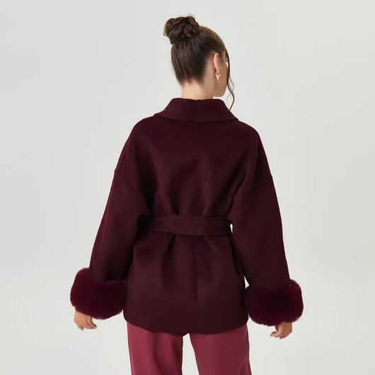 Vienna™ Fur-Cuff Coat